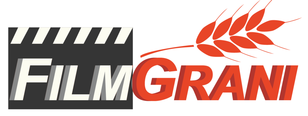 FilmGrani logo with a filmslate on the word "Film" and grain above the word "Grani"