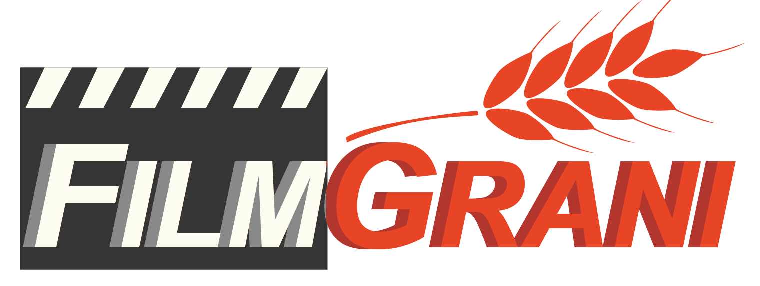 FilmGrani logo with a filmslate on the word "Film" and grain above the word "Grani"